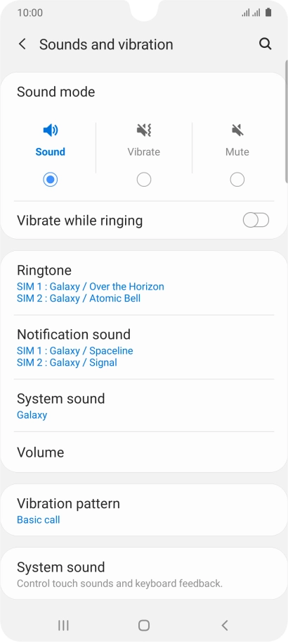 Press Ringtone.
