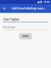 Select Number and key in the required phone number.