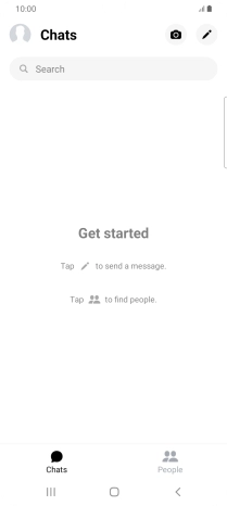 Press the new message icon.