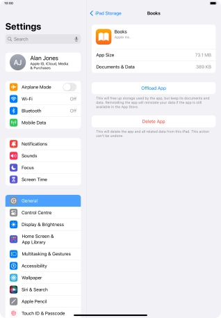 Press Offload App.