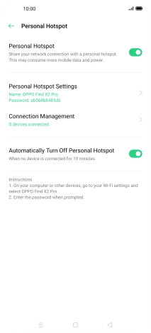 Press the Home key to return to the home screen.