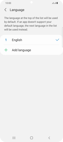 Press Add language.