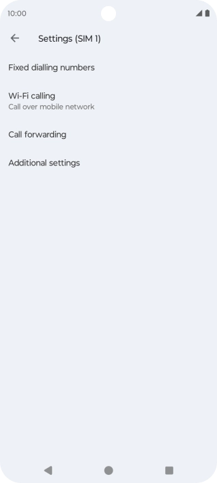 Press Fixed dialling numbers.