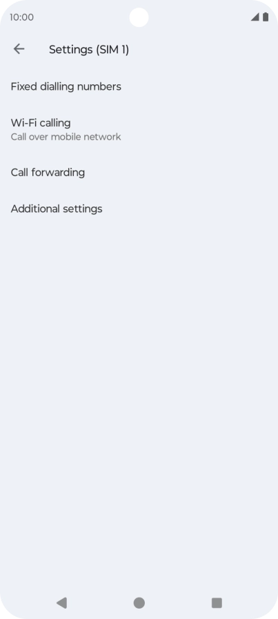 Press Fixed dialling numbers.