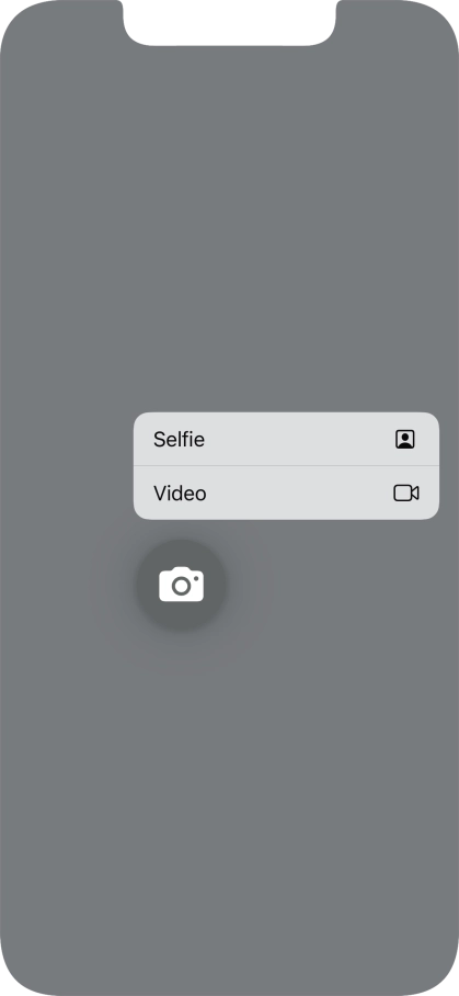 Press and hold the required function to see more actions.