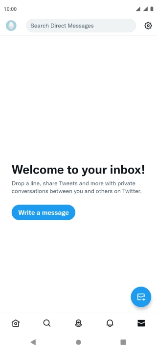 Press the new message icon.