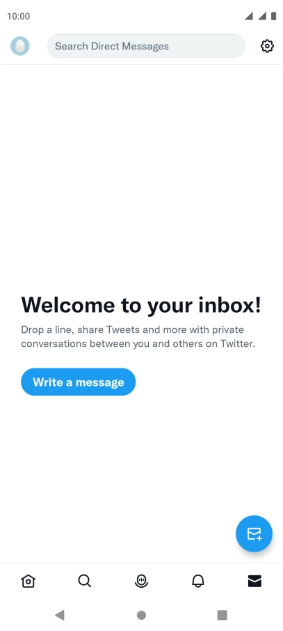 Press the new message icon.