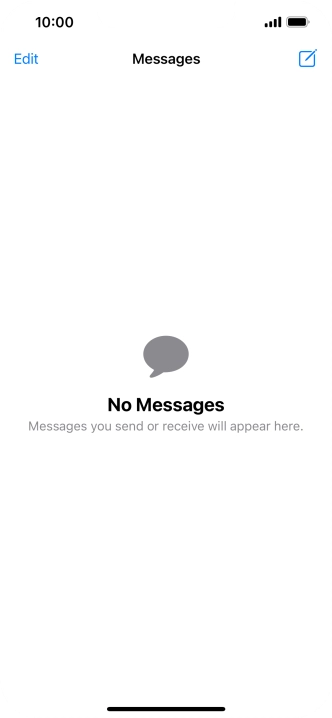 Press the new message icon.