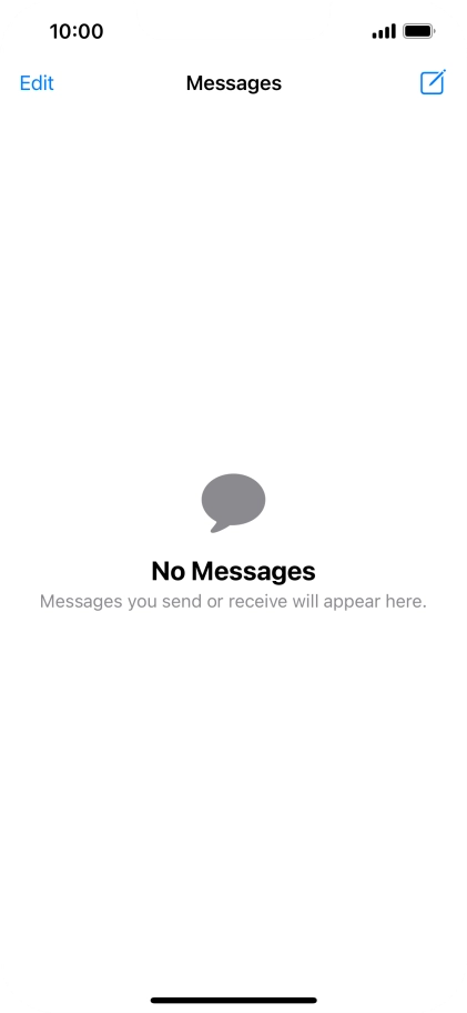 Press the new message icon.