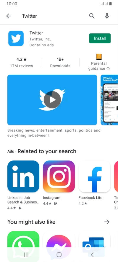 Press Twitter.