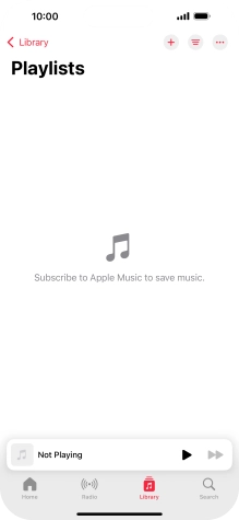 Press the new playlist icon.