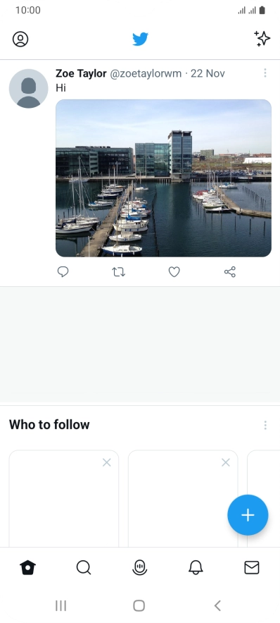 Press the add icon.