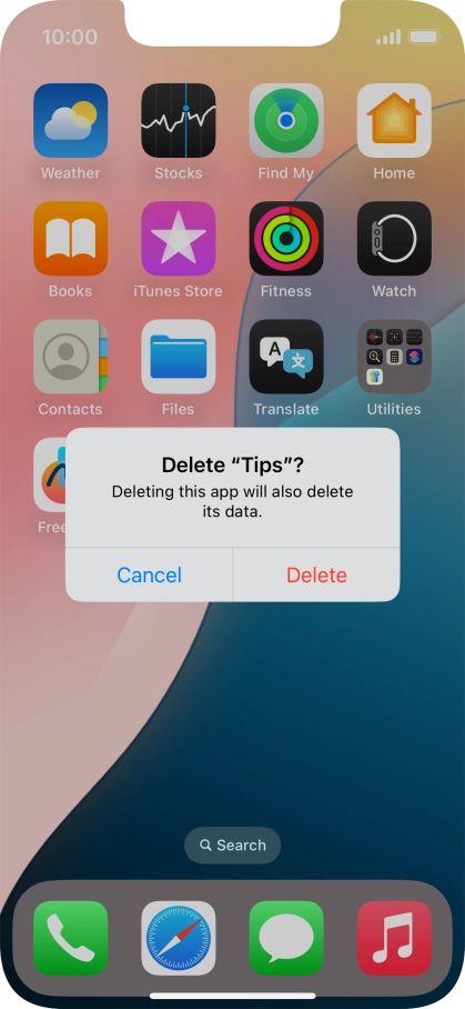 Press Delete.