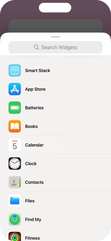 Press Smart Stack.