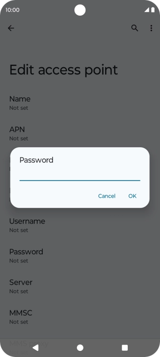 Key in wap and press OK.