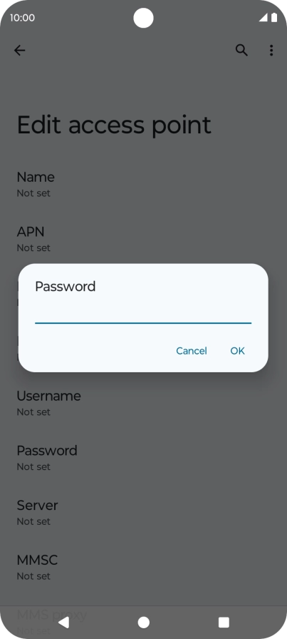 Key in wap and press OK.