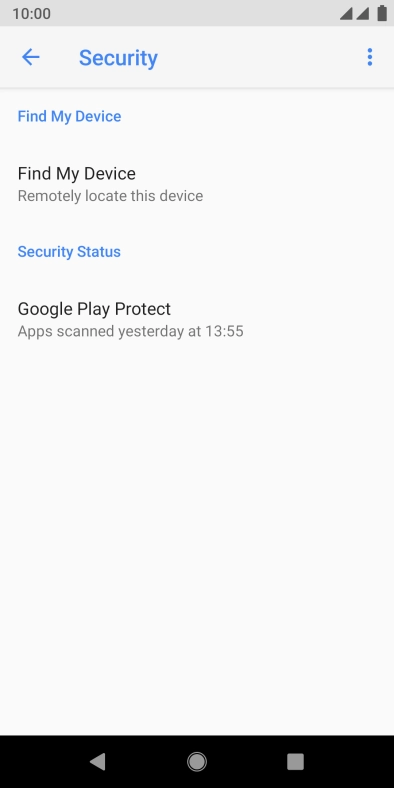 Press Find My Device.