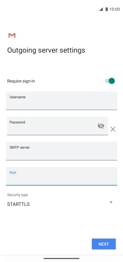 Press the drop down list below 