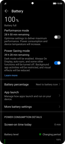Slide your finger upwards starting from the bottom of the screen to return to the home screen.
