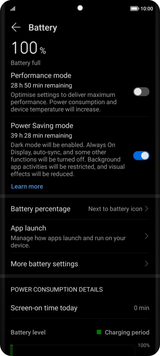 Slide your finger upwards starting from the bottom of the screen to return to the home screen.