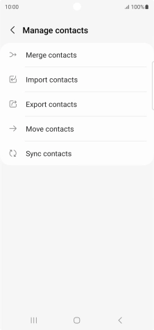 Press Import contacts.