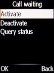 Select Activate to turn on the function.