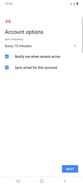 Press the drop down list below 