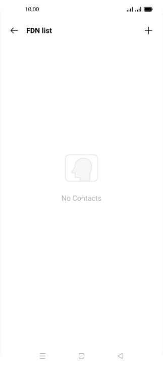 Press the add icon.