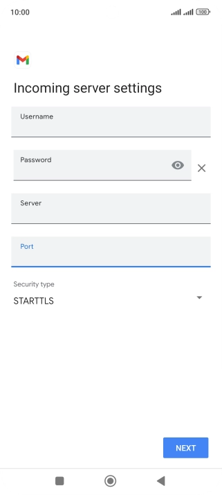 Press the drop down list below 