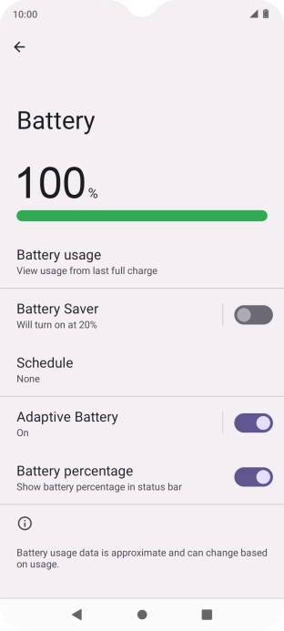 Press Battery Saver.