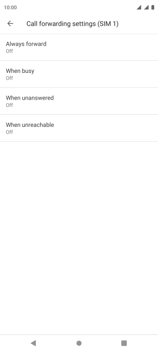 Press the Home key to return to the home screen.