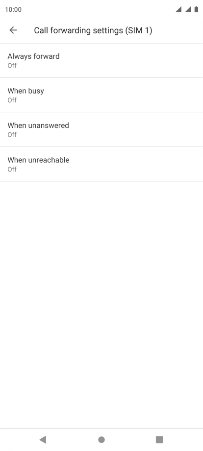 Press the Home key to return to the home screen.