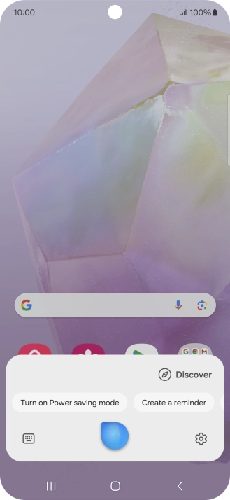 Say, in your own words, what you would like your phone to do, e.g.: OPEN [app], CALL [contact], SEARCH THE WEB FOR [information].