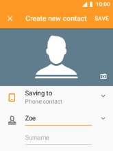 Select Surname and key in the required last name.