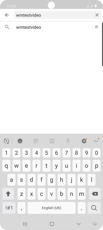 Key in the required search word and press the search icon.