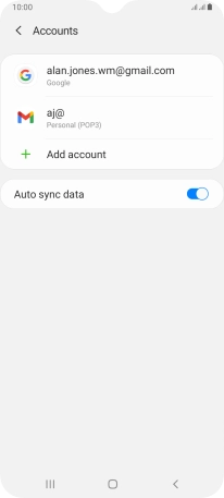 Press the Home key to return to the home screen.