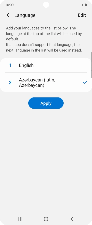 Press Apply.
