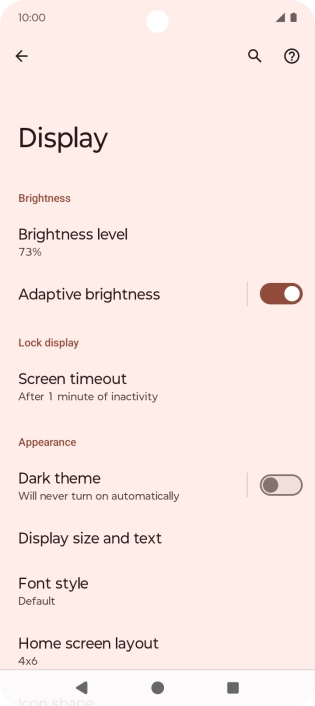 Press Dark theme.