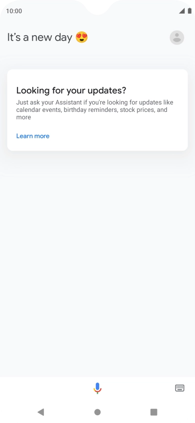 Say, in your own words, what you would like your phone to do, e.g.: OPEN [application], CALL [contact], SEARCH FOR [information]. It's not necessary to use a specific command for each function.