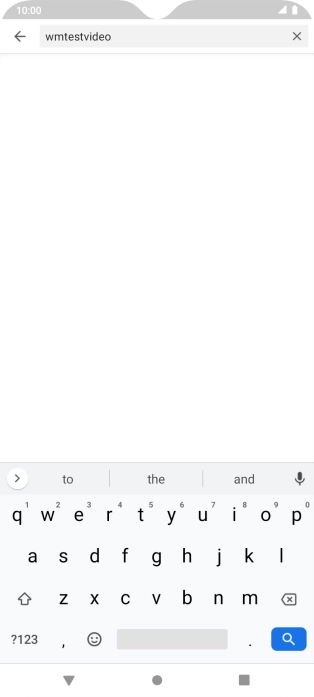 Key in the required search word and press the search icon.