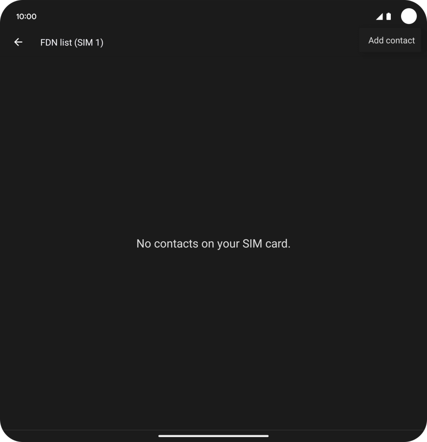 Press Add contact.