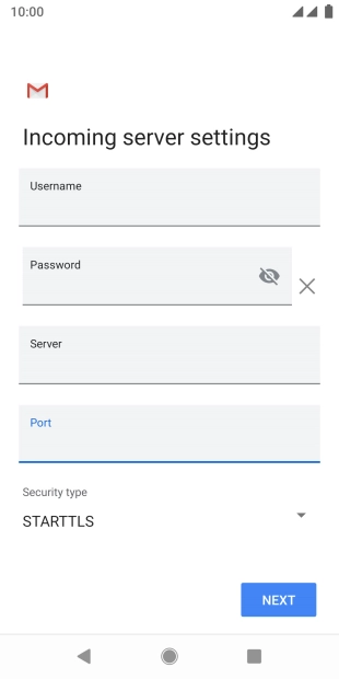 Press the drop down list below 