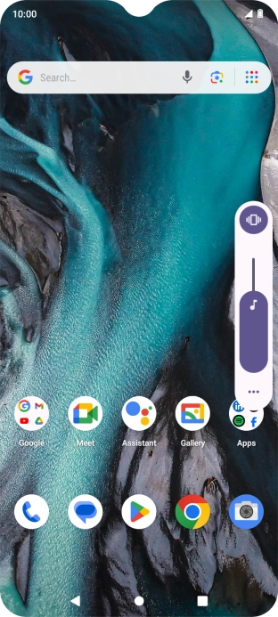 Press the sound mode icon.