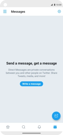 Press the new message icon.