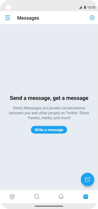 Press the new message icon.