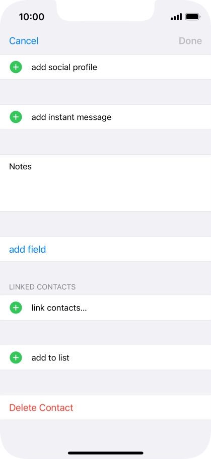 Press link contacts....