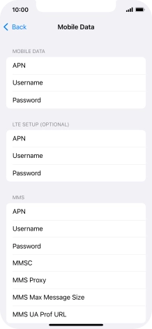 Press APN and key in wap.vodafone.co.uk.