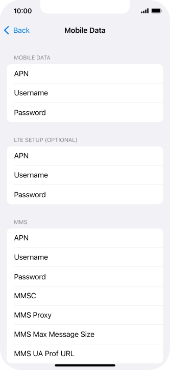 Press APN and key in wap.vodafone.co.uk.