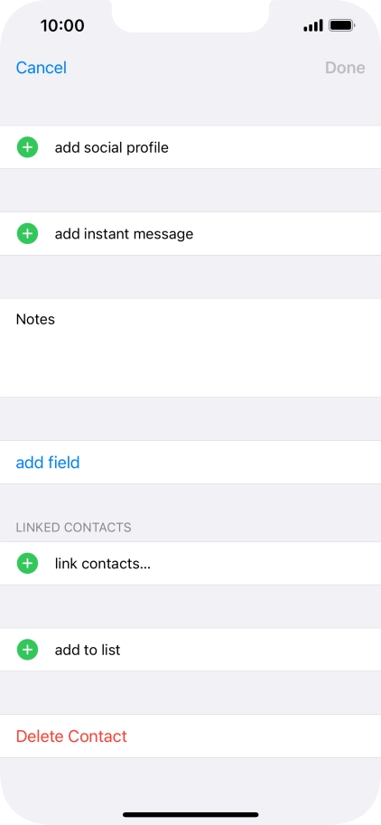 Press link contacts....