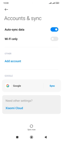 Press the Home key to return to the home screen.